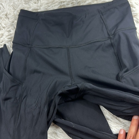 Lululemon Fast & Free 7/8 Tight II *Nulux 25" Black - Picture 3 of 7
